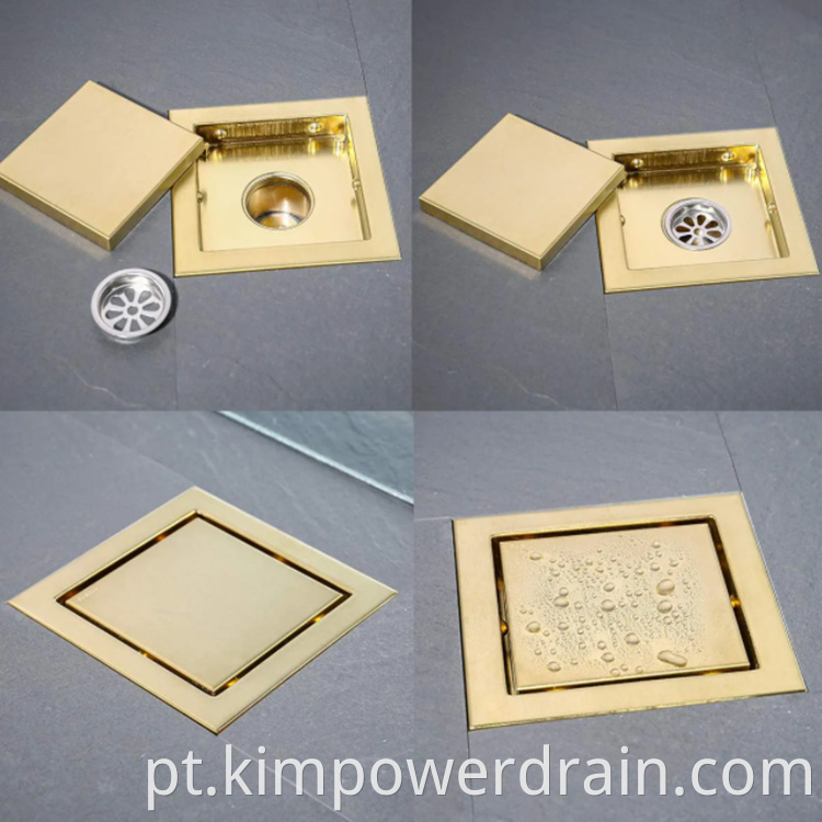 square shower drain